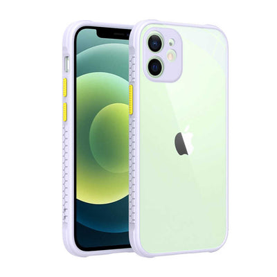 Apple iPhone 12 Kılıf Zore Kaff Kapak Mor