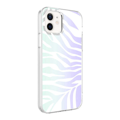 Apple iPhone 12 Kılıf Zore M-Blue Desenli Kapak Zebra No1