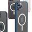 Apple iPhone 12 Kılıf Zore Mokka Wireless Kapak Lila