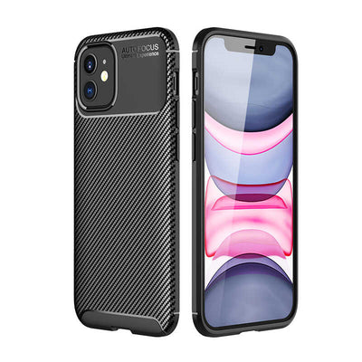 Apple iPhone 12 Kılıf Zore Negro Silikon Kapak Lacivert