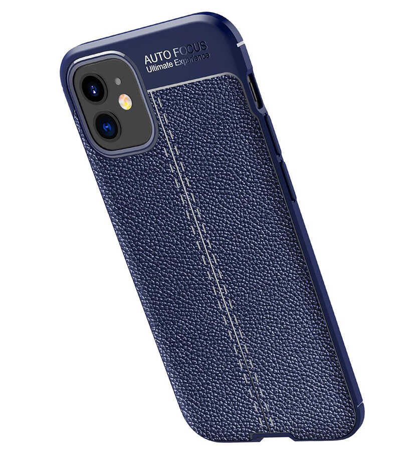 Apple iPhone 12 Kılıf Zore Niss Silikon Kapak Siyah