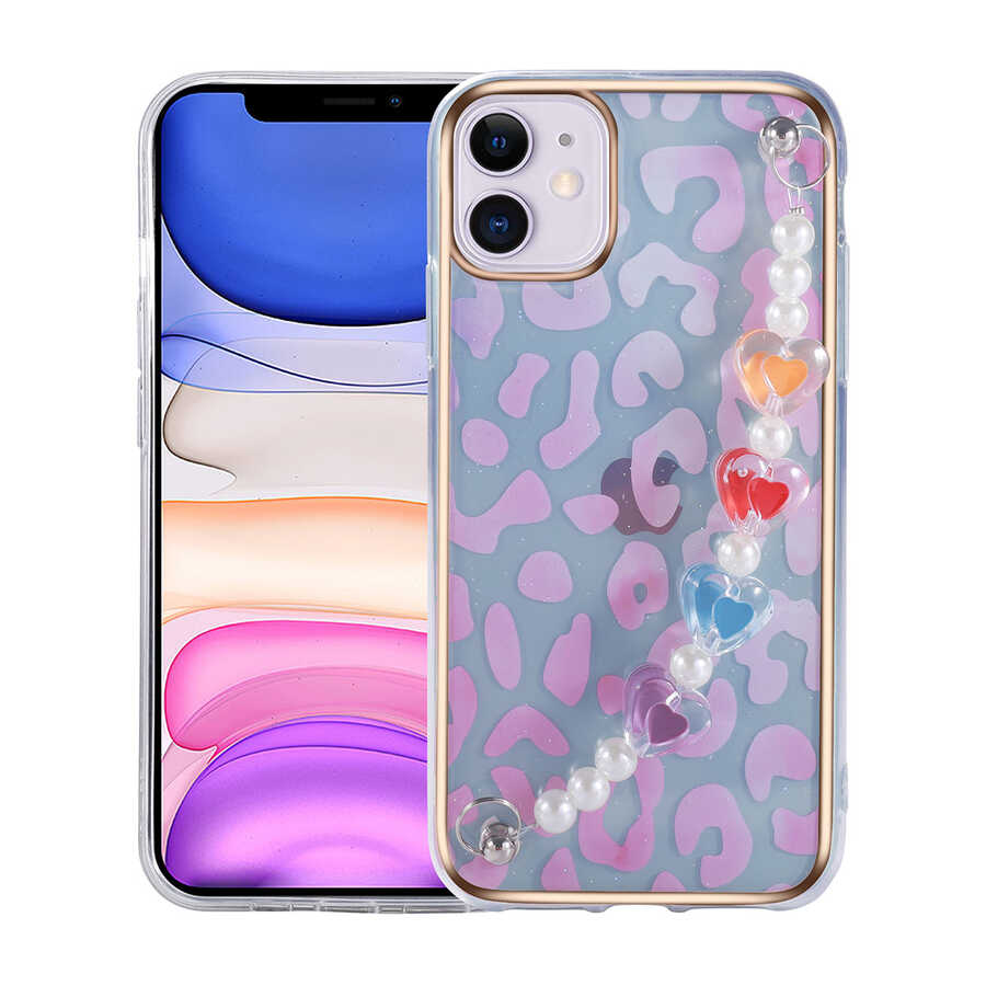 Apple iPhone 12 Kılıf Zore Pilla Kapak Pembe