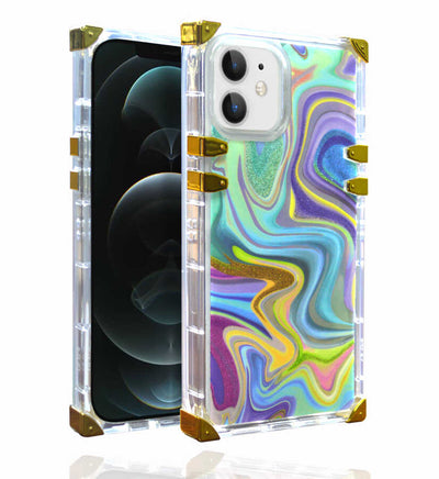 Apple iPhone 12 Kılıf Zore Ples Kapak Mavi