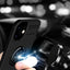 Apple iPhone 12 Kılıf Zore Ravel Silikon Kapak Siyah-Rose Gold