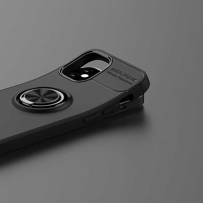 Apple iPhone 12 Kılıf Zore Ravel Silikon Kapak Mavi