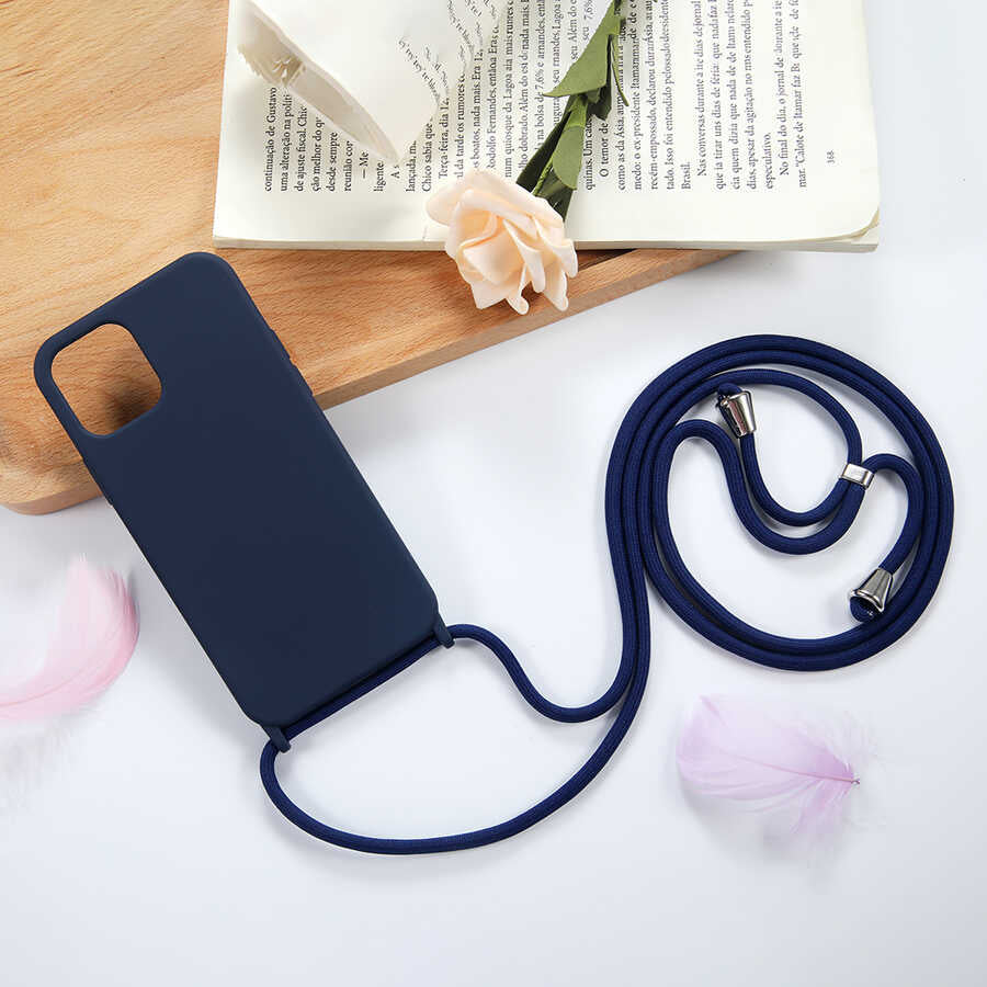 Apple iPhone 12 Kılıf Zore Ropi Kapak Siyah