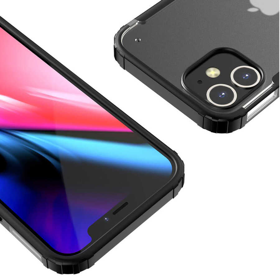 Apple iPhone 12 Kılıf Zore Volks Kapak Kırmızı