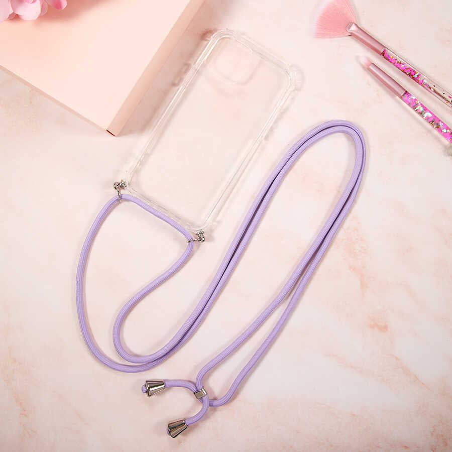 Apple iPhone 12 Kılıf Zore X-Rop Kapak Renksiz