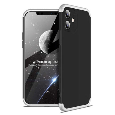 Apple iPhone 12 Mini Kılıf Zore Ays Kapak Siyah-Gri