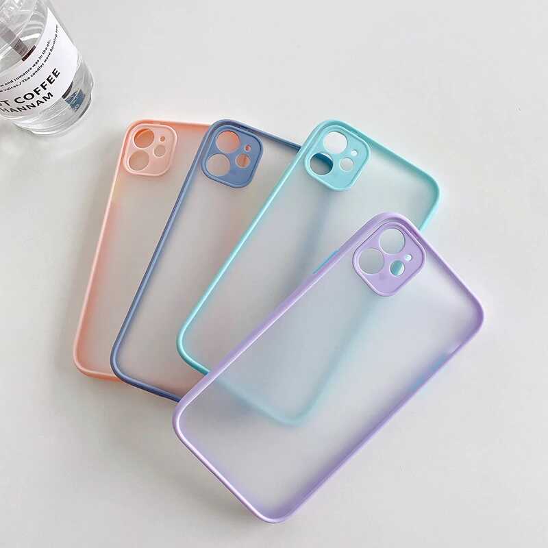 Apple iPhone 12 Mini Kılıf Zore Hux Kapak Kırmızı