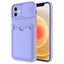 Apple iPhone 12 Mini Kılıf Zore Kartix Kapak Lila