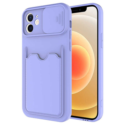 Apple iPhone 12 Mini Kılıf Zore Kartix Kapak Lila