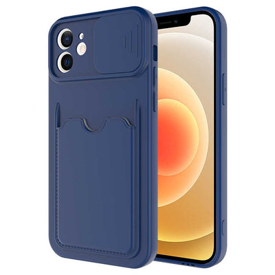 Apple iPhone 12 Mini Kılıf Zore Kartix Kapak Lacivert
