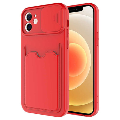 Apple iPhone 12 Mini Kılıf Zore Kartix Kapak Kırmızı