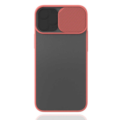 Apple iPhone 12 Mini Kılıf Zore Lensi Kapak Pembe Açık