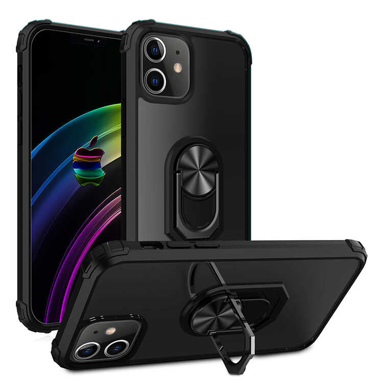 Apple iPhone 12 Mini Kılıf Zore Mola Kapak Siyah