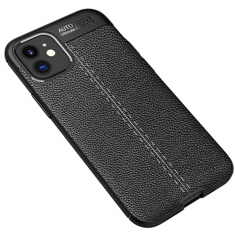 Apple iPhone 12 Mini Kılıf Zore Niss Silikon Kapak Siyah