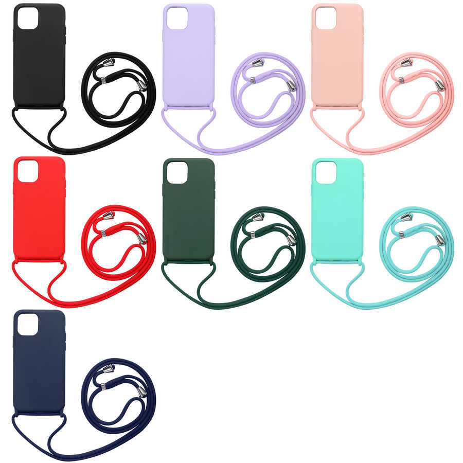 Apple iPhone 12 Mini Kılıf Zore Ropi Kapak Mor