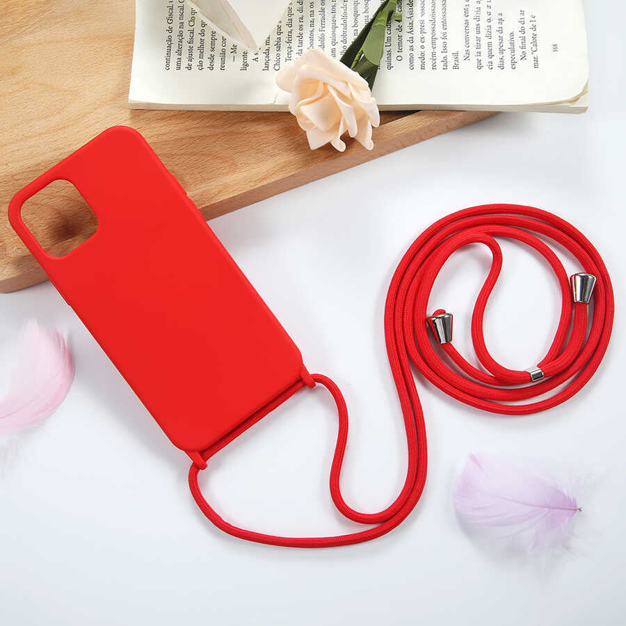 Apple iPhone 12 Mini Kılıf Zore Ropi Kapak Pembe Açık