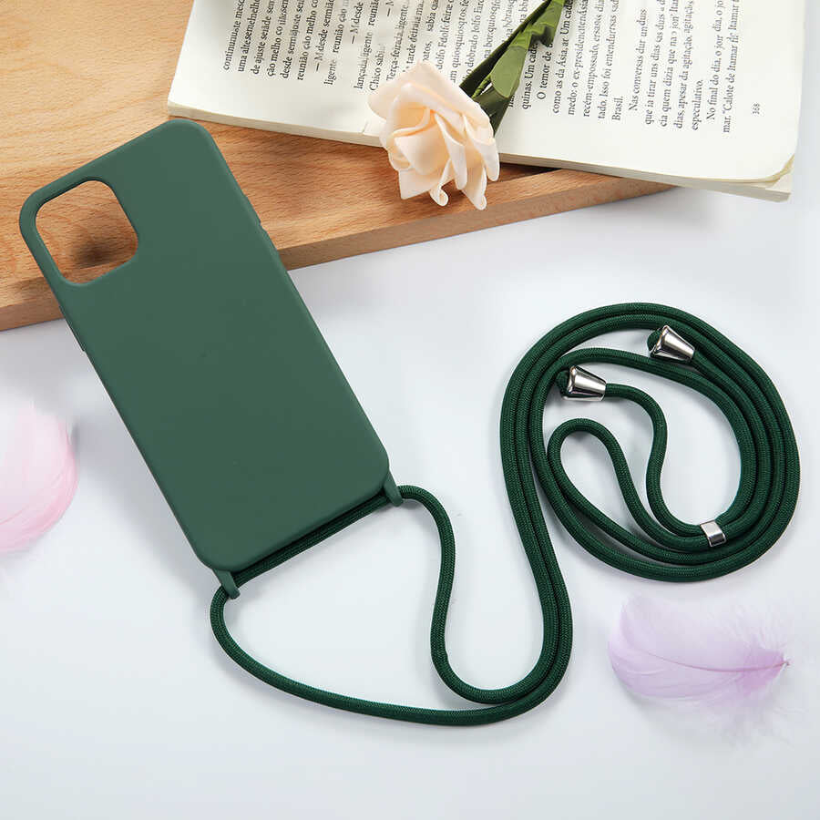 Apple iPhone 12 Mini Kılıf Zore Ropi Kapak Kırmızı