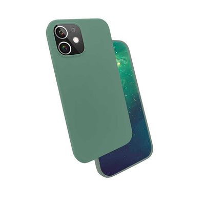 Apple iPhone 12 Mini Kılıf Zore Silk Silikon Pembe