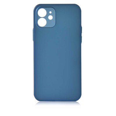 Apple iPhone 12 Mini Kılıf Zore Slims Kapak Saks Mavi