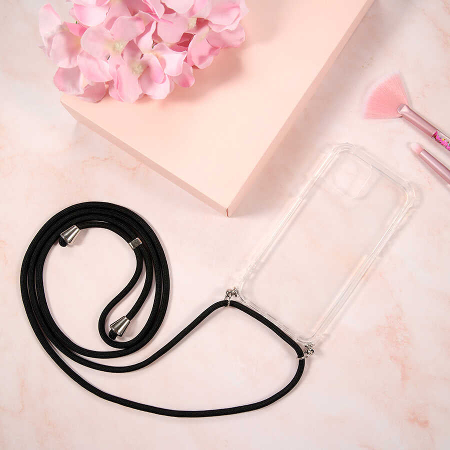 Apple iPhone 12 Mini Kılıf Zore X-Rop Kapak Renksiz