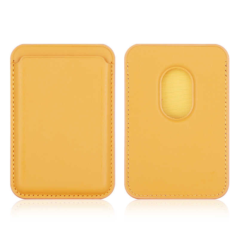 Apple iPhone 12 Mini Zore Cardsafe Kartlık Sarı