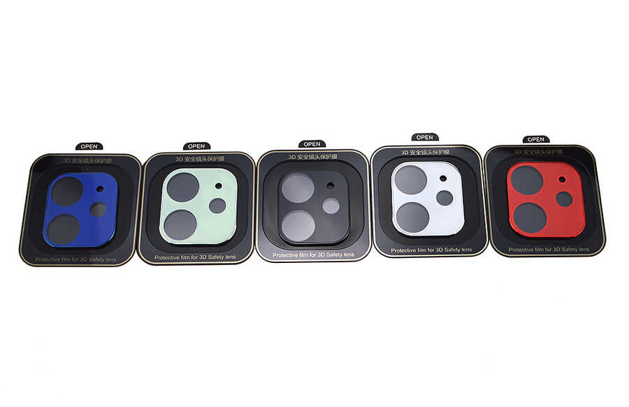 Apple iPhone 12 Mini Zore Kamera Koruyucu Siyah