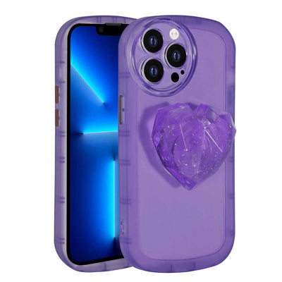 Apple iPhone 12 Pro Kılıf Kamera Korumalı Pop Soketli Renkli Zore Ofro Kapak Pembe