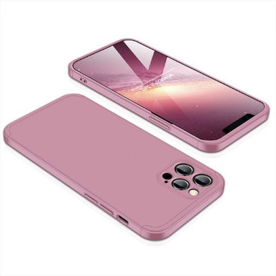 Apple iPhone 12 Pro Kılıf Zore Ays Kapak Rose Gold