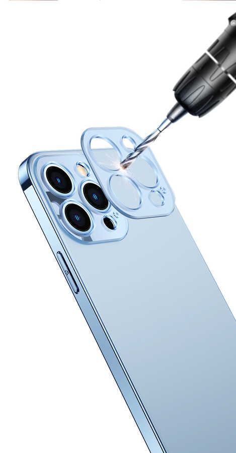 Apple iPhone 12 Pro Kılıf Zore Bobo Kapak Mavi