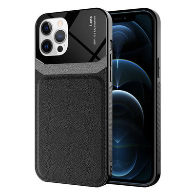 Apple iPhone 12 Pro Kılıf Zore Emiks Kapak Lacivert