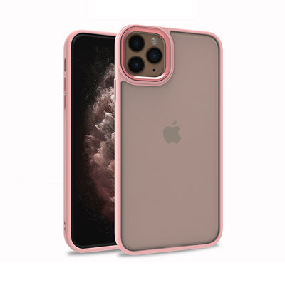 Apple iPhone 12 Pro Kılıf Zore Flora Kapak Rose Gold