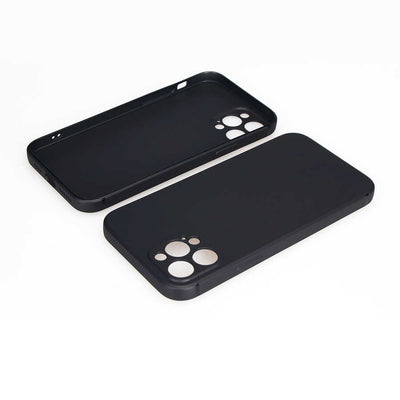 Apple iPhone 12 Pro Kılıf Zore İmax Silikon Siyah