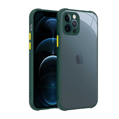 Apple iPhone 12 Pro Kılıf Zore Kaff Kapak Koyu Yeşil