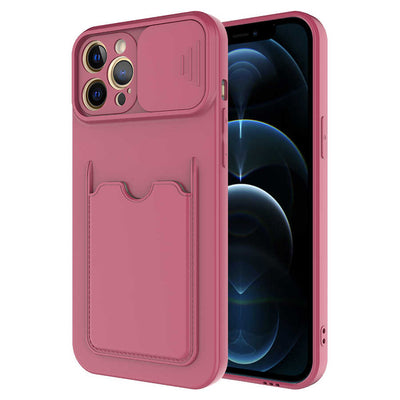 Apple iPhone 12 Pro Kılıf Zore Kartix Kapak Kırmızı