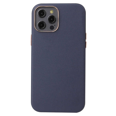 Apple iPhone 12 Pro Kılıf Zore Leathersafe Wireless Kapak Pembe