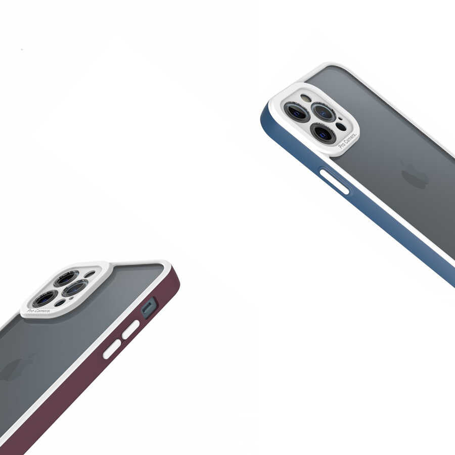 Apple iPhone 12 Pro Kılıf Zore Mima Kapak Lacivert