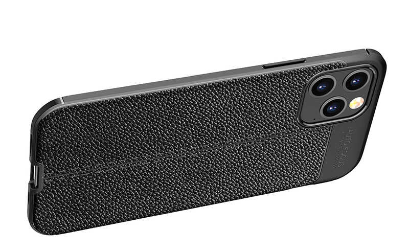 Apple iPhone 12 Pro Kılıf Zore Niss Silikon Kapak Siyah