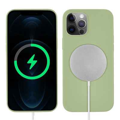 Apple iPhone 12 Pro Kılıf Zore Silksafe Wireless Kapak Mavi