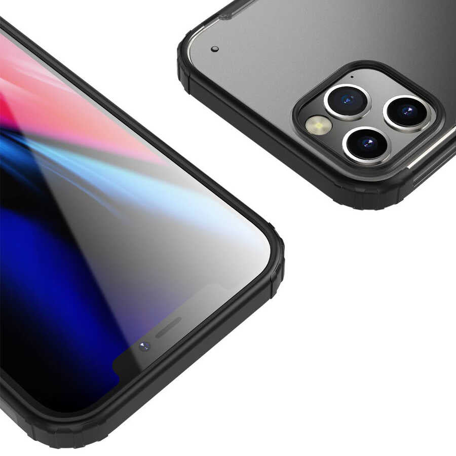 Apple iPhone 12 Pro Kılıf Zore Volks Kapak Lacivert
