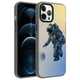 Apple iPhone 12 Pro Max Kılıf Desenli Zore Dragon Sert Kapak Astronot
