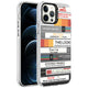 Apple iPhone 12 Pro Max Kılıf Desenli Zore Silver Sert Kapak Mottolar