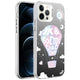 Apple iPhone 12 Pro Max Kılıf Desenli Zore Silver Sert Kapak Balon