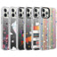 Apple iPhone 12 Pro Max Kılıf Desenli Zore Silver Sert Kapak Balon