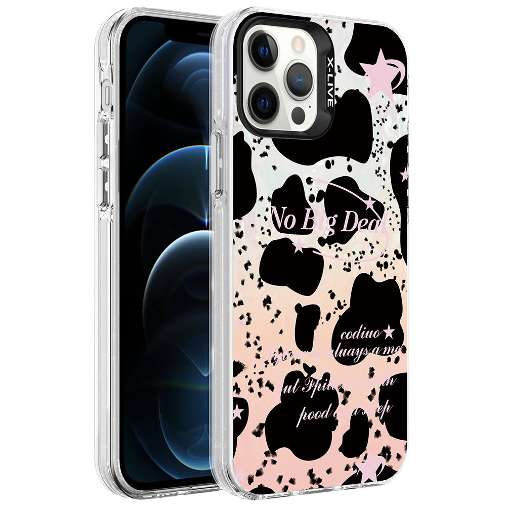 Apple iPhone 12 Pro Max Kılıf Mermer Desenli Zore Marbello Kapak Siyah-Beyaz