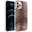 Apple iPhone 12 Pro Max Kılıf Zore Bella Kapak Leopar