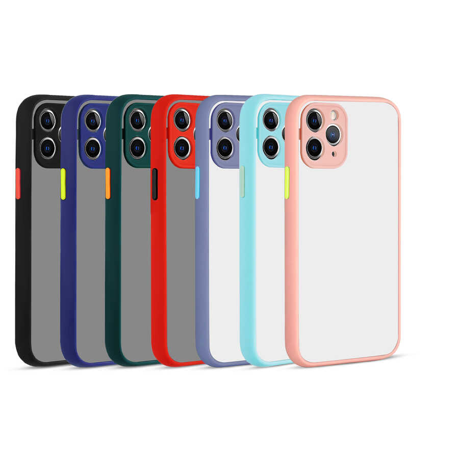Apple iPhone 12 Pro Max Kılıf Zore Hux Kapak Pembe
