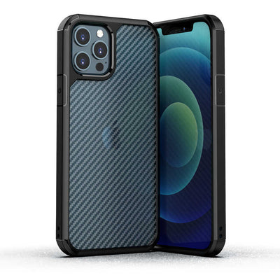 Apple iPhone 12 Pro Max Kılıf Zore İnoks Kapak Siyah